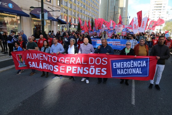 National Demonstration «Everyone to Lisbon! General increase in wages and pensions – national emergency!”, CGTP-IN