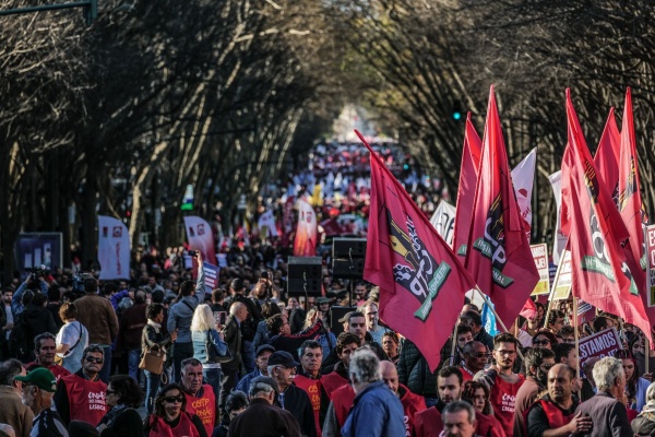 National Demonstration «Everyone to Lisbon! General increase in wages and pensions – national emergency!”, CGTP-IN
