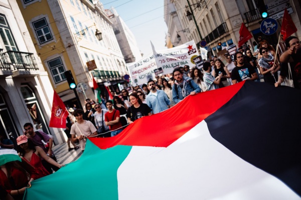 Manifestação «Paz no Mundo! Palestina Livre! Não à Guerra!»