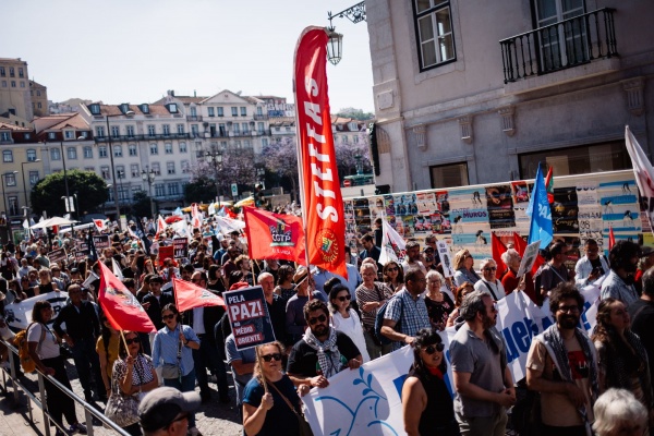 Manifestação «Paz no Mundo! Palestina Livre! Não à Guerra!»