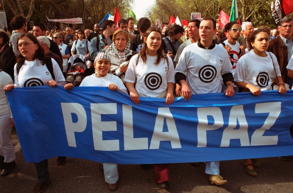 Manifestação contra a guerra, Lisboa