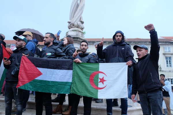 Manifestação pela Paz no Médio oriente. Pelo fim da ocupação da Palestina