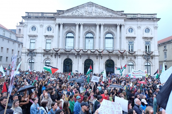 Manifestação pela Paz no Médio oriente. Pelo fim da ocupação da Palestina