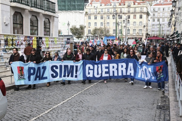Manifestação pela Paz no Médio Oriente e pelos direitos do Povo Palestiniano