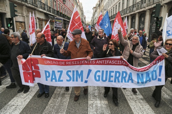 Manifestação pela Paz no Médio Oriente e pelos direitos do Povo Palestiniano