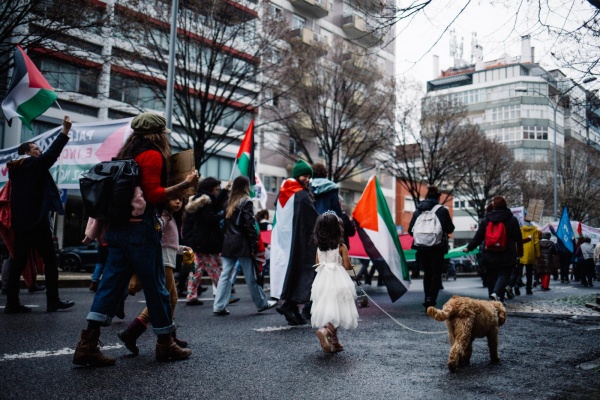 Demonstration for Peace in the Middle East