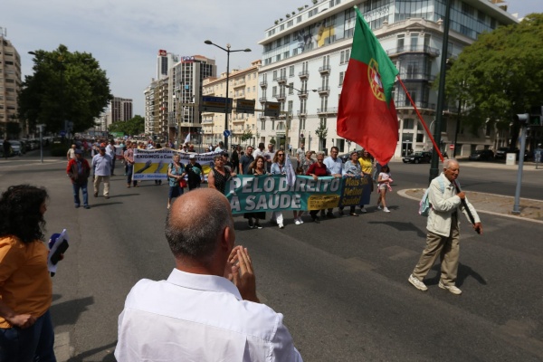Marcha pelo direito à saúde «Mais SNS, Melhor Saúde», Lisboa