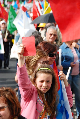 Marcha: Protesto, Confiança e Luta - Lisboa, 23 de Maio de 2009