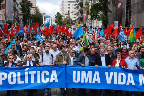 Marcha: Protesto, Confiança e Luta - Lisboa, 23 de Maio de 2009