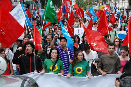 Marcha: Protesto, Confiança e Luta - Lisboa, 23 de Maio de 2009