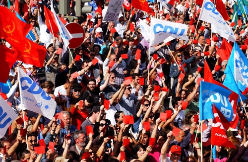 Marcha: Protesto, Confiança e Luta - Lisboa, 23 de Maio de 2009