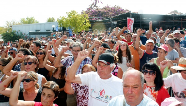 Saudação aos construtores da Festa do «Avante!» 2015
