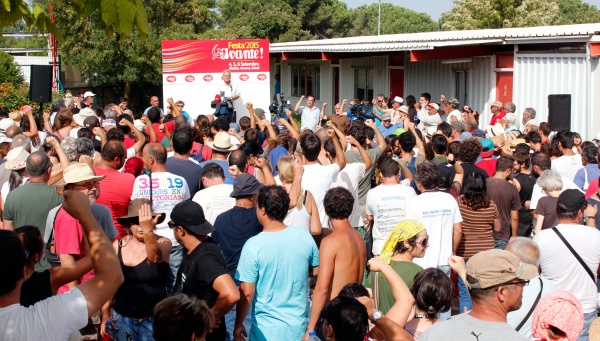Saudação aos construtores da Festa do «Avante!» 2015
