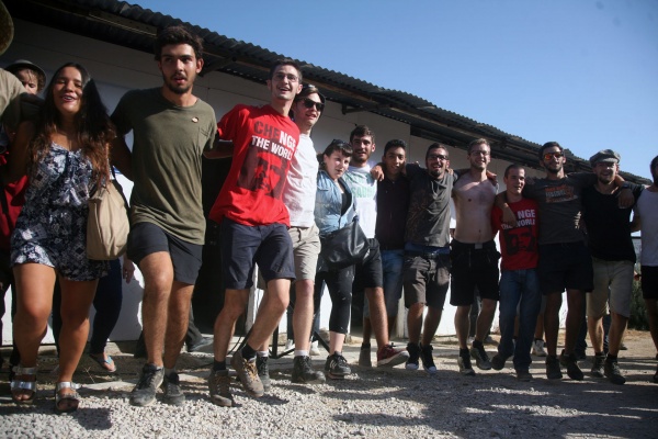 Saudação aos participantes na Jornada de Trabalho da 40ª Festa do Avante!