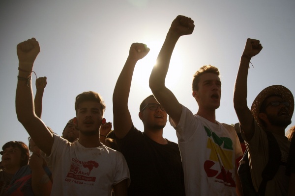 Saudação aos participantes na Jornada de Trabalho da 40ª Festa do Avante!