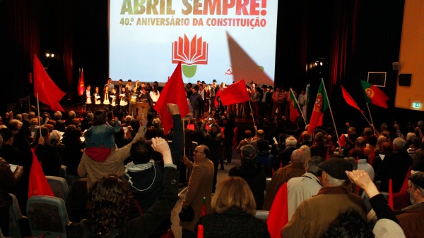 Political and Cultural Session to celebrate the 40th Anniversary of the Constitution, Lisbon