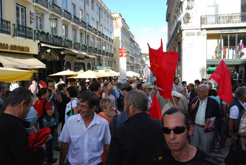 Acção de esclarecimento, Baixa de Lisboa - 11 de Setembro de 2008