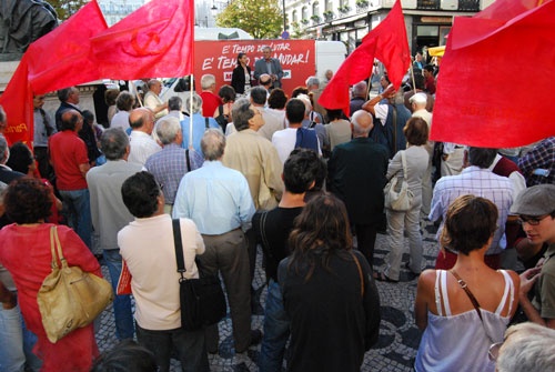 Acção de esclarecimento, Baixa de Lisboa - 11 de Setembro de 2008