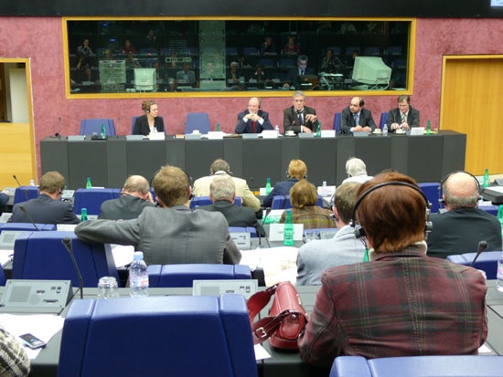 Visita de Jerónimo de Sousa ao Parlamento Europeu - 03 de Fevereiro de 2009