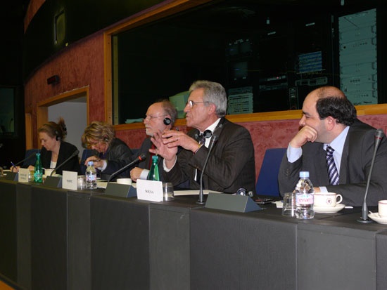 Visita de Jerónimo de Sousa ao Parlamento Europeu - 03 de Fevereiro de 2009