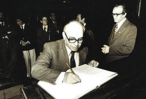 Numa delegação à Polónia, 1977