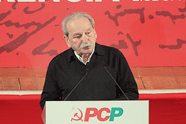 Albano Nunes - Liberdade, democracia e socialismo: objectivo da luta da classe operária, dos trabalhadores e dos povos